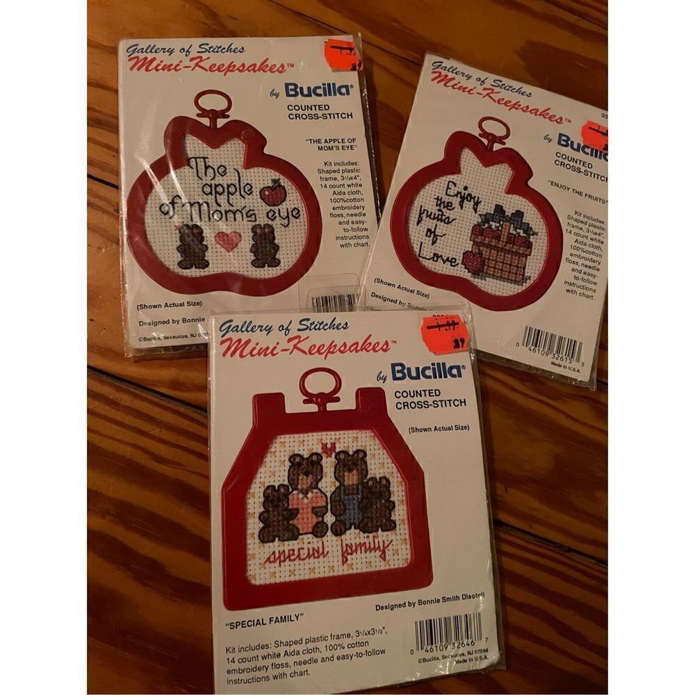 Cross Stitch Kits. 